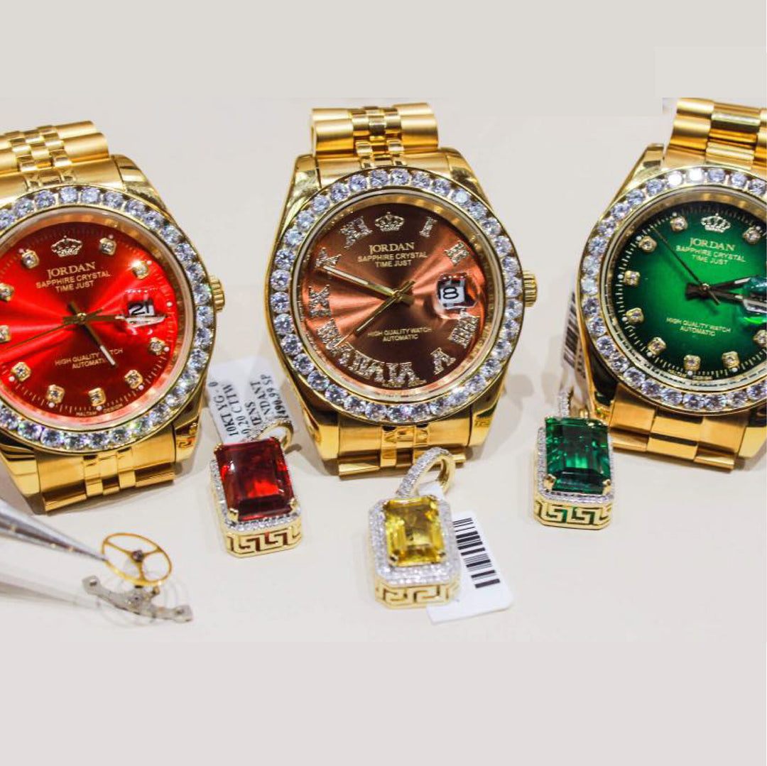 Jordan sapphire crystal watch sales