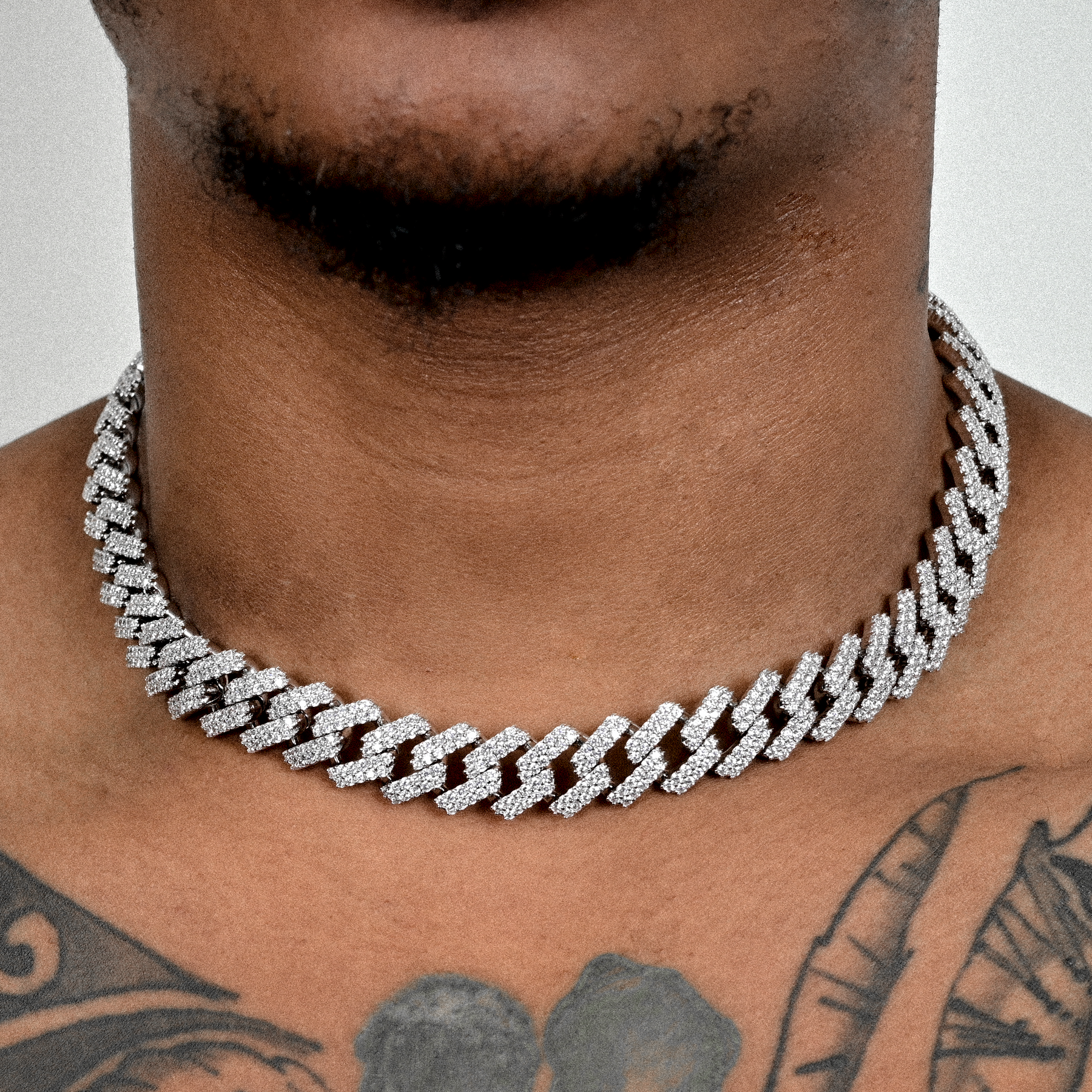 Diamond prong cuban Clearance