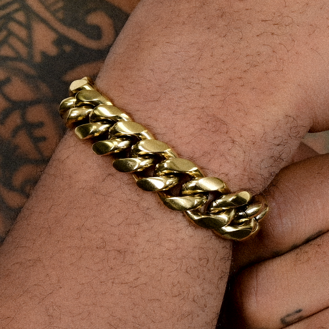 14mm Miami Cuban Link Bracelet