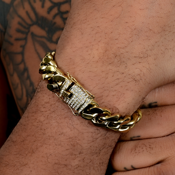 14mm Miami Cuban Link Bracelet