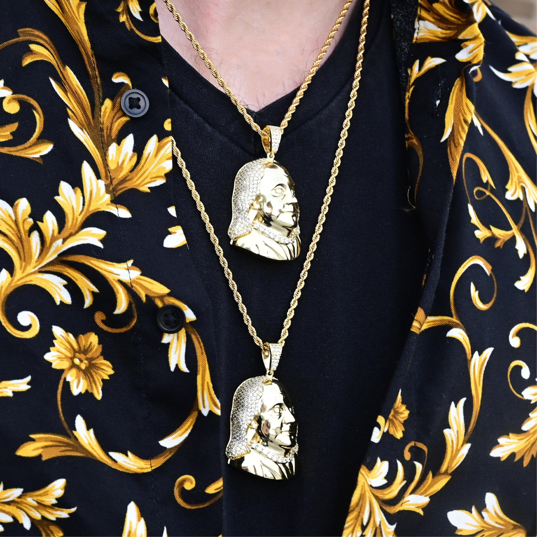 Benjamin franklin best sale gold pendant