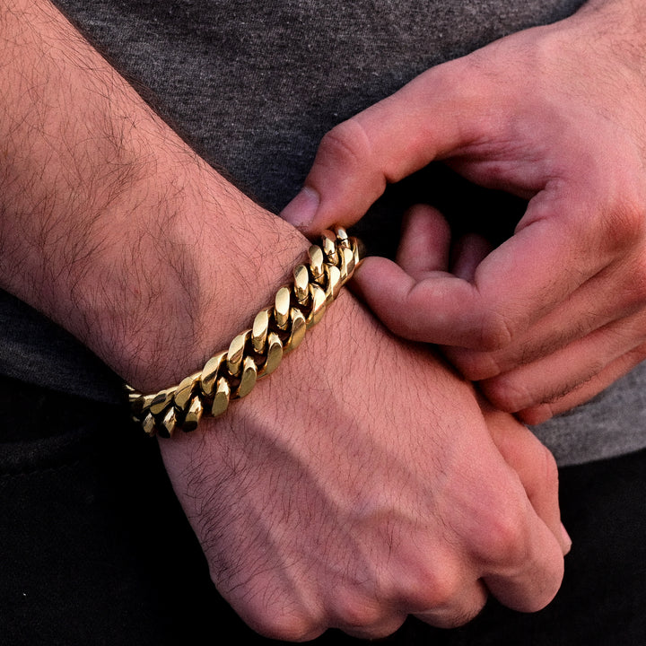 14mm Miami Cuban Link Bracelet