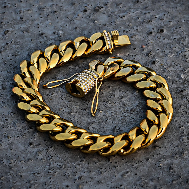 14mm Miami Cuban Link Bracelet
