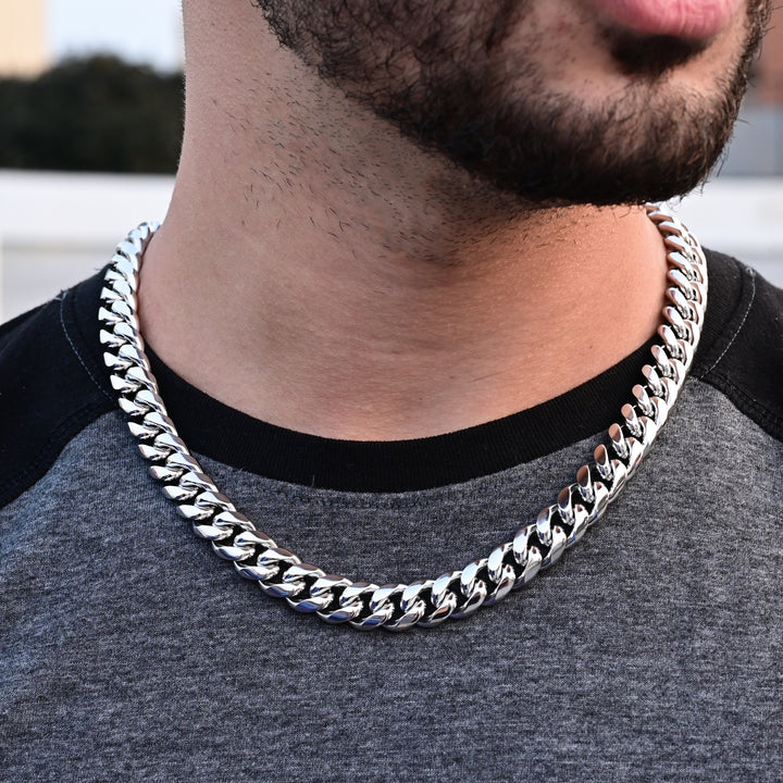 10mm Signature Miami Cuban in White Gold