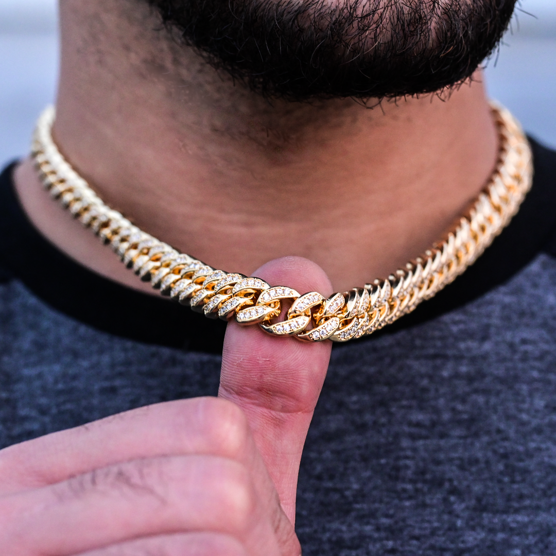 (8mm) Cuban Link in Yellow Gold
