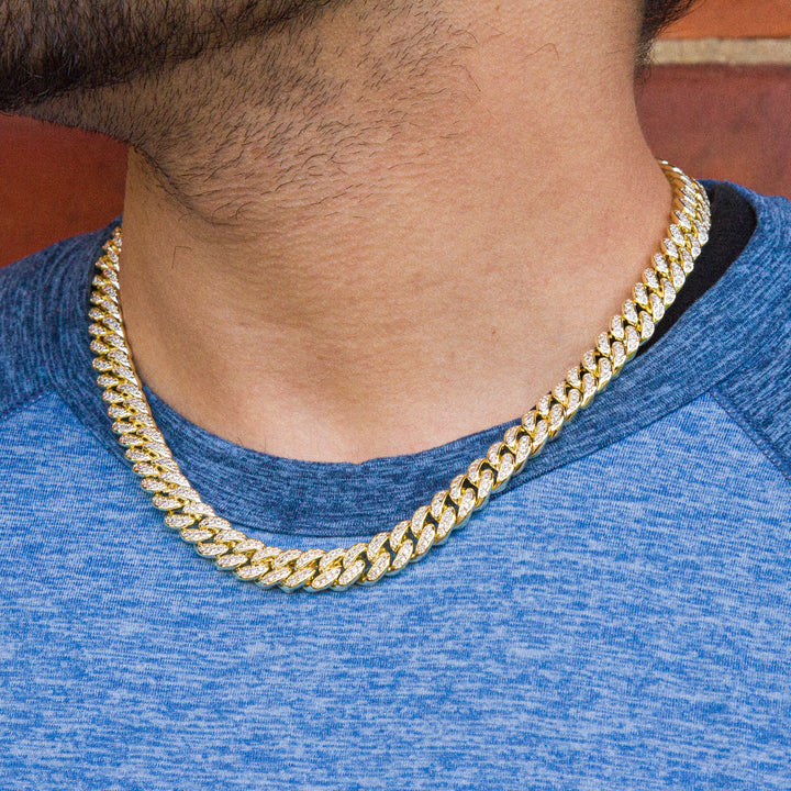 (8mm) Cuban Link in Yellow Gold